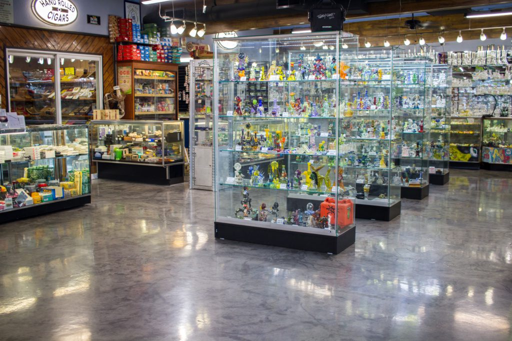 Inside It's All Goodz Smoke Shop North Phoenix, showcasing a wide selection of products at the premier smoke shop in Phoenix.