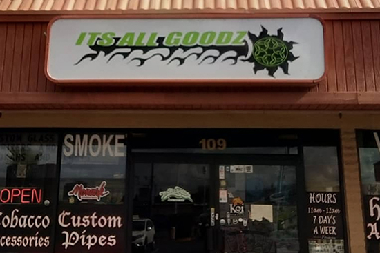 ITS ALL GOODZ TEMPE 1 Your one stop shop for all your smoke & vape supplies!