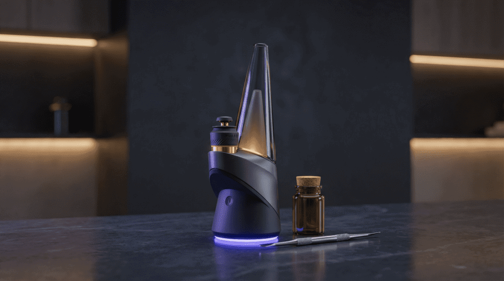 PuffCo Peak Pro electronic dab rig product shot for It's All Goodz smoke shop in Phoenix, Arizona